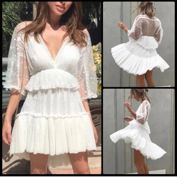 white lace short graduation dress ZAPAKA Women Bodycon White Cute Graduation Dress with Appliques Sweetheart Corset Engagement Party Dress, White / US4